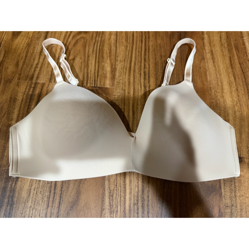 Minimalist Womens Auden The Bliss Wireless T-Shirt Bra 36C Beige